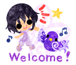 Little people -Mysterious little birds- sticker #14726304