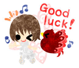 Little people -Mysterious little birds- sticker #14726305