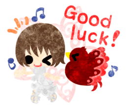 Little people -Mysterious little birds- sticker #14726305