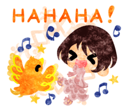 Little people -Mysterious little birds- sticker #14726306