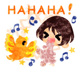 Little people -Mysterious little birds- sticker #14726306