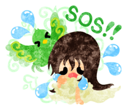 Little people -Mysterious little birds- sticker #14726308