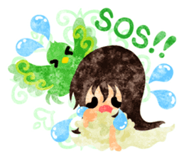 Little people -Mysterious little birds- sticker #14726308