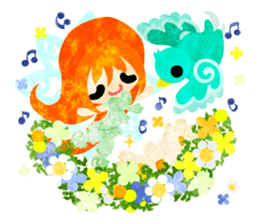 Little people -Mysterious little birds- sticker #14726309