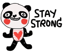 Panda lover in February(Valentine's day) sticker #14726312
