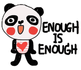 Panda lover in February(Valentine's day) sticker #14726314