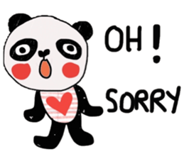 Panda lover in February(Valentine's day) sticker #14726315