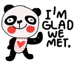 Panda lover in February(Valentine's day) sticker #14726316