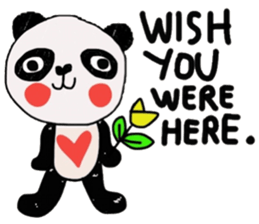 Panda lover in February(Valentine's day) sticker #14726332