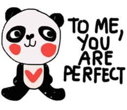Panda lover in February(Valentine's day) sticker #14726338