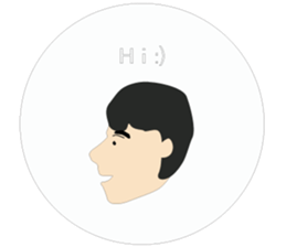 hi! boy! sticker #14726552