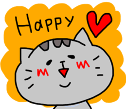 cat sticker tama5 sticker #14727217