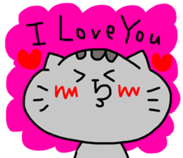 cat sticker tama5 sticker #14727219