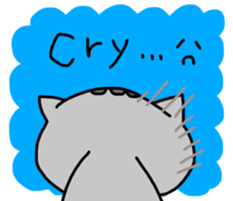 cat sticker tama5 sticker #14727220