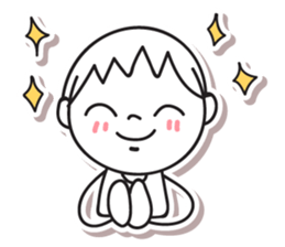 Panna Panna, Optimistic and Happy kid. sticker #14727642