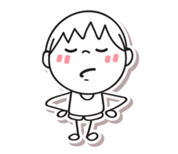 Panna Panna, Optimistic and Happy kid. sticker #14727656