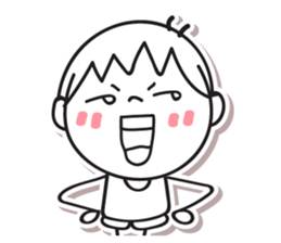 Panna Panna, Optimistic and Happy kid. sticker #14727669