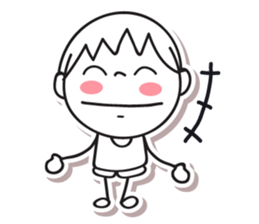 Panna Panna, Optimistic and Happy kid. sticker #14727671