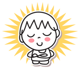 Panna Panna, Optimistic and Happy kid. sticker #14727675