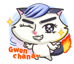 K-Pop Kitty Cat sticker #14727884