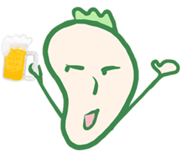 Hey! Radish! sticker #14728146