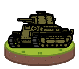 Deformed Tank stickers 2 sticker #14728770