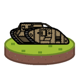 Deformed Tank stickers 2 sticker #14728780
