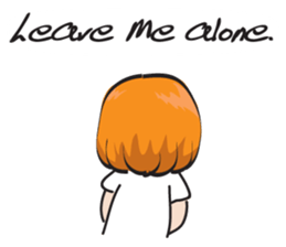 school girl Cute cute sticker #14728878