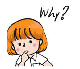 school girl Cute cute sticker #14728879