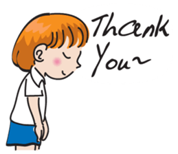 school girl Cute cute sticker #14728882