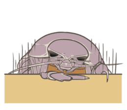 Giant isopod Stickers sticker #14729678