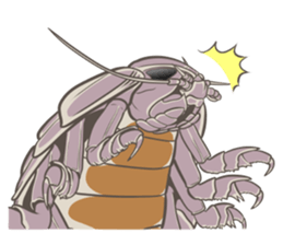 Giant isopod Stickers sticker #14729694