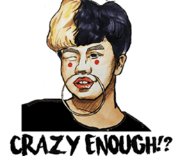 CRAZY ENOUGH? sticker #14730086