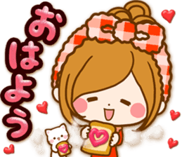 Leisurely a girlfriend .LoveHeart sticker #14730366