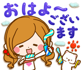 Leisurely a girlfriend .LoveHeart sticker #14730368