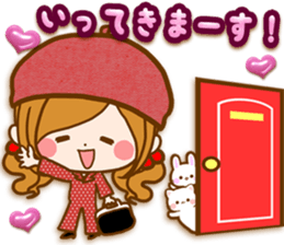 Leisurely a girlfriend .LoveHeart sticker #14730375