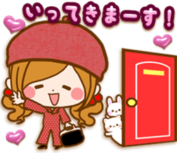 Leisurely a girlfriend .LoveHeart sticker #14730375