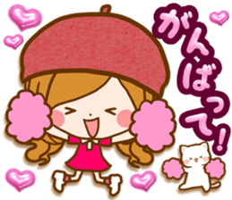 Leisurely a girlfriend .LoveHeart sticker #14730378