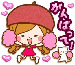 Leisurely a girlfriend .LoveHeart sticker #14730378