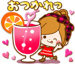 Leisurely a girlfriend .LoveHeart sticker #14730381