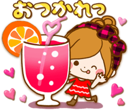 Leisurely a girlfriend .LoveHeart sticker #14730381