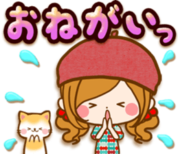 Leisurely a girlfriend .LoveHeart sticker #14730385