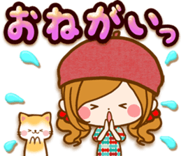 Leisurely a girlfriend .LoveHeart sticker #14730385