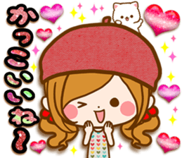 Leisurely a girlfriend .LoveHeart sticker #14730391