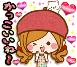 Leisurely a girlfriend .LoveHeart sticker #14730391