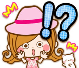 Leisurely a girlfriend .LoveHeart sticker #14730394