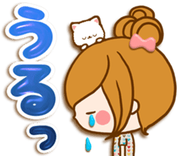 Leisurely a girlfriend .LoveHeart sticker #14730395