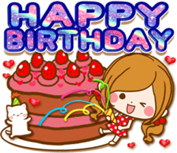 Leisurely a girlfriend .LoveHeart sticker #14730401