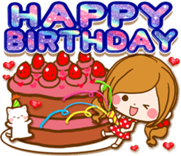 Leisurely a girlfriend .LoveHeart sticker #14730401