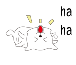 A fox dog with a chicken sticker #14730506